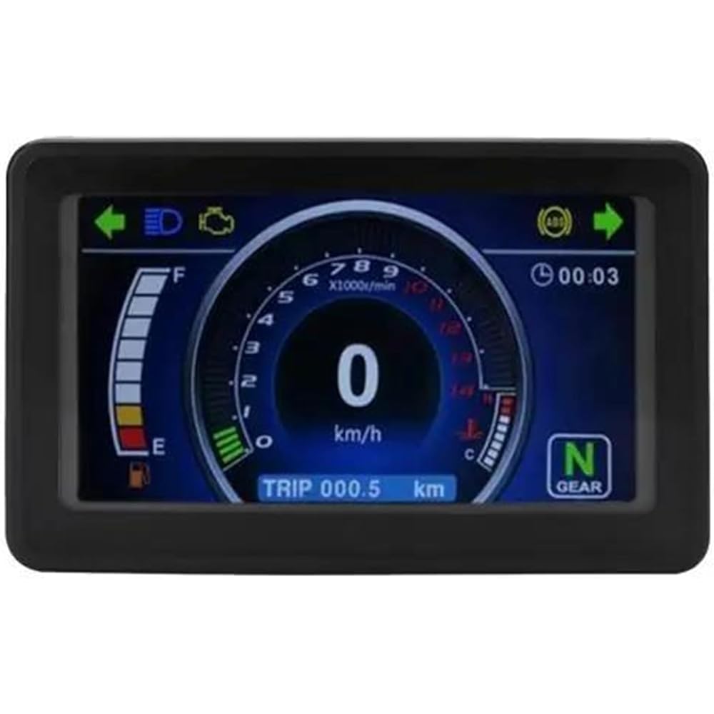 LED Indicator Odometer Motorcycle Accessories12V Motorcycle Meter Modified Digital LCD Display Gauge Speedometer Odometer Tachometer