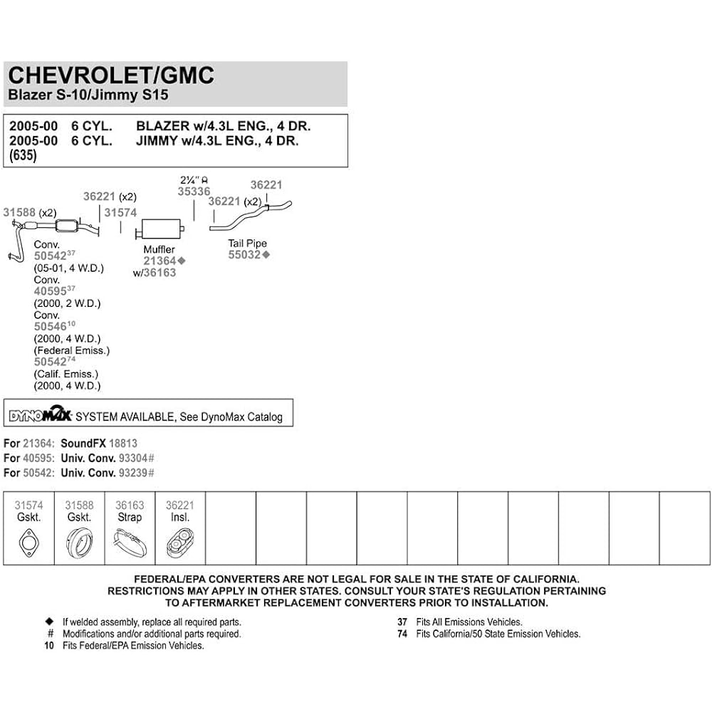 WALKER 18813 Soundfx muffler