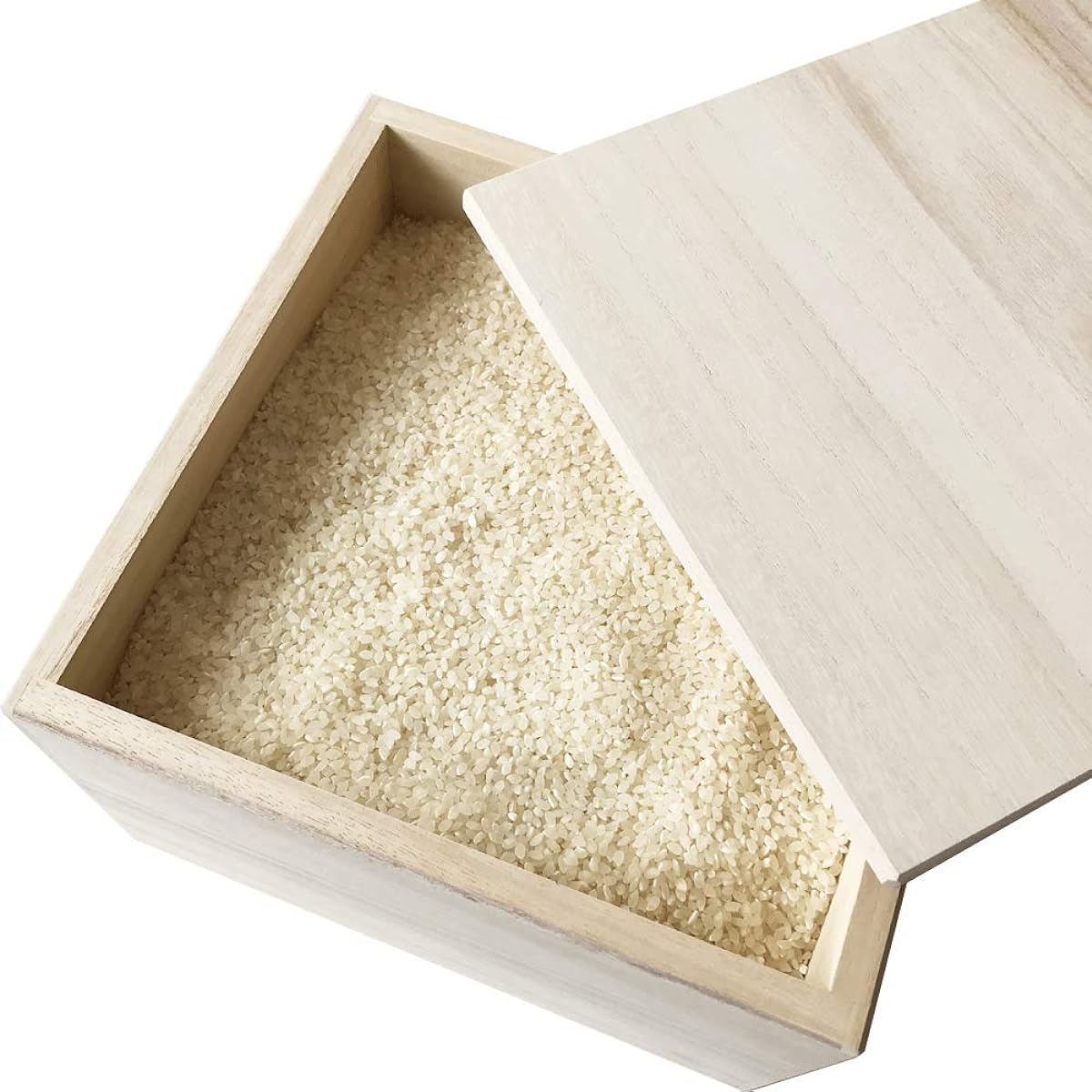 KATOMOKU Rice Bottle White 5kg Paulownia km-115WH