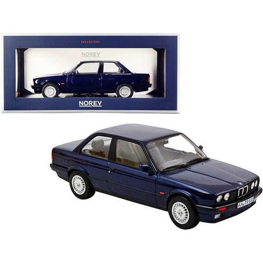 Norev 1/18 BMW 325i 1988 Metallic Blue General Purpose Mini Car