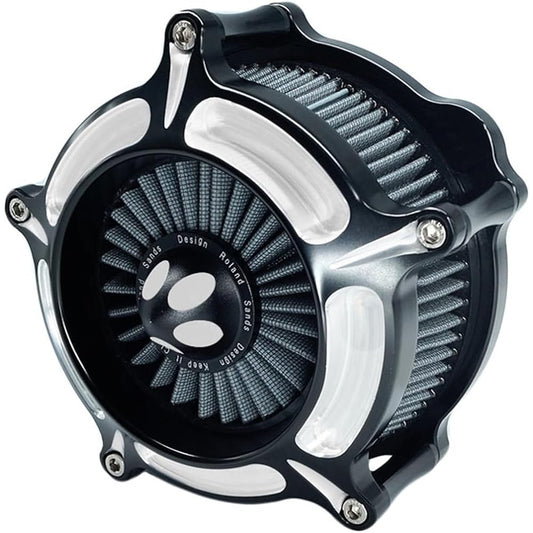 NINOMA Motorcycle Turbine Air Filter Intake Cleaner Compatible with Yamaha Volt XV 950 (Color: C Gray)
