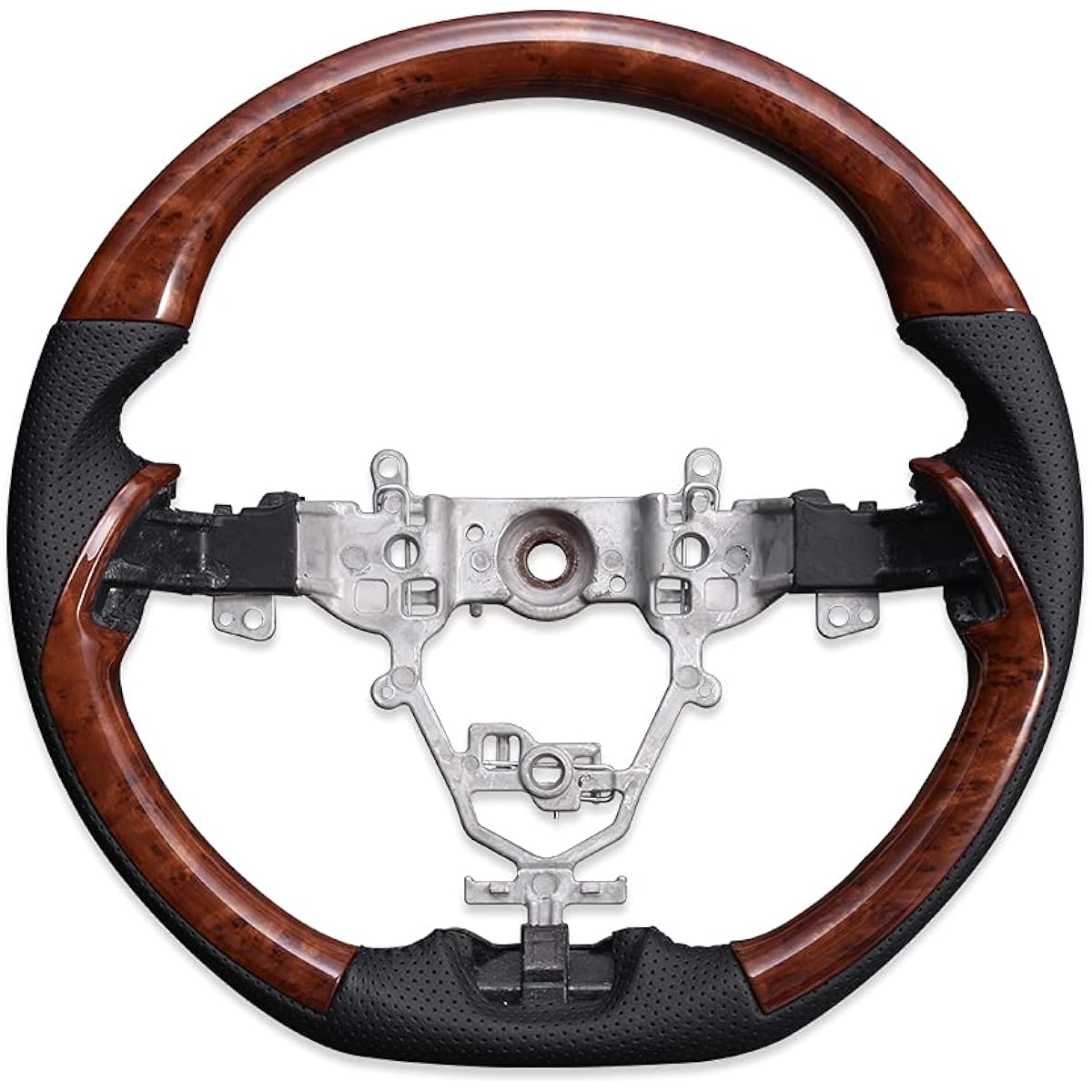 Genuine Replacement Steering Jimny JB64 Jimny Sielor JB74 Gun Grip Handle Custom Parts (Brown Wood)