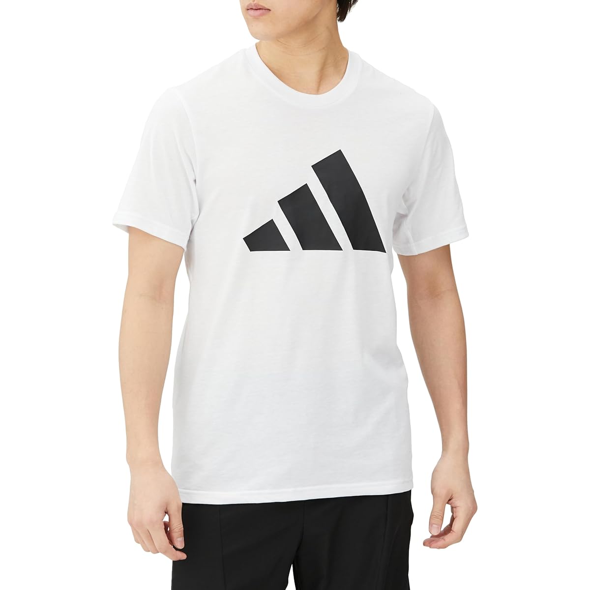 [Adidas] Training Short Sleeve T-Shirt Train Essentials Feelready Logo BXH37 Men's