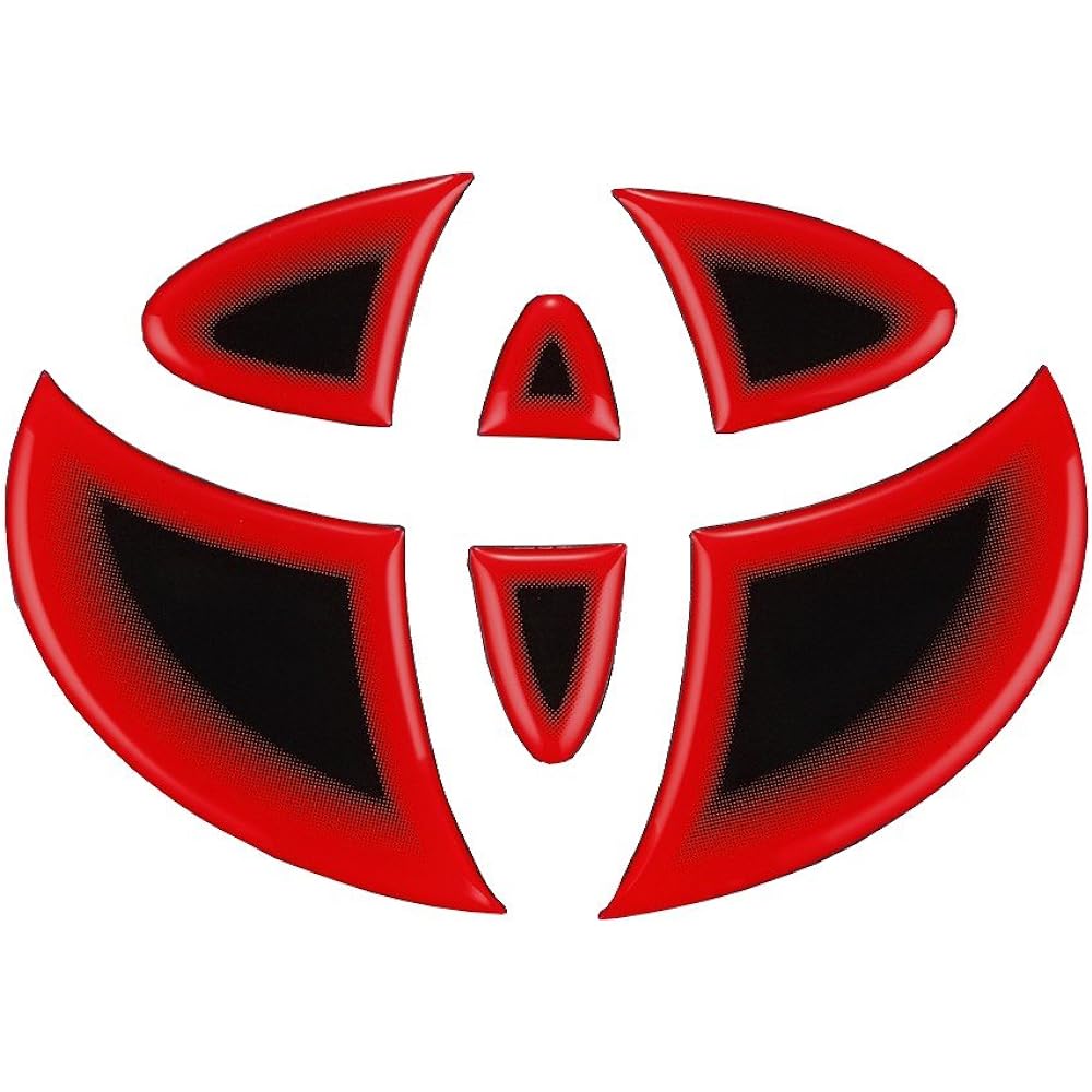 SILKBLAZE Heat Red Emblem Sheet Toyota 86 Front Black Base HRO-T57BK