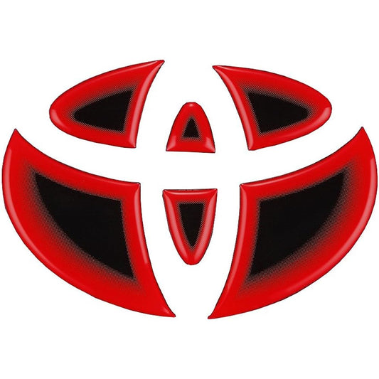 SILKBLAZE Heat Red Emblem Sheet Toyota 86 Front Black Base HRO-T57BK