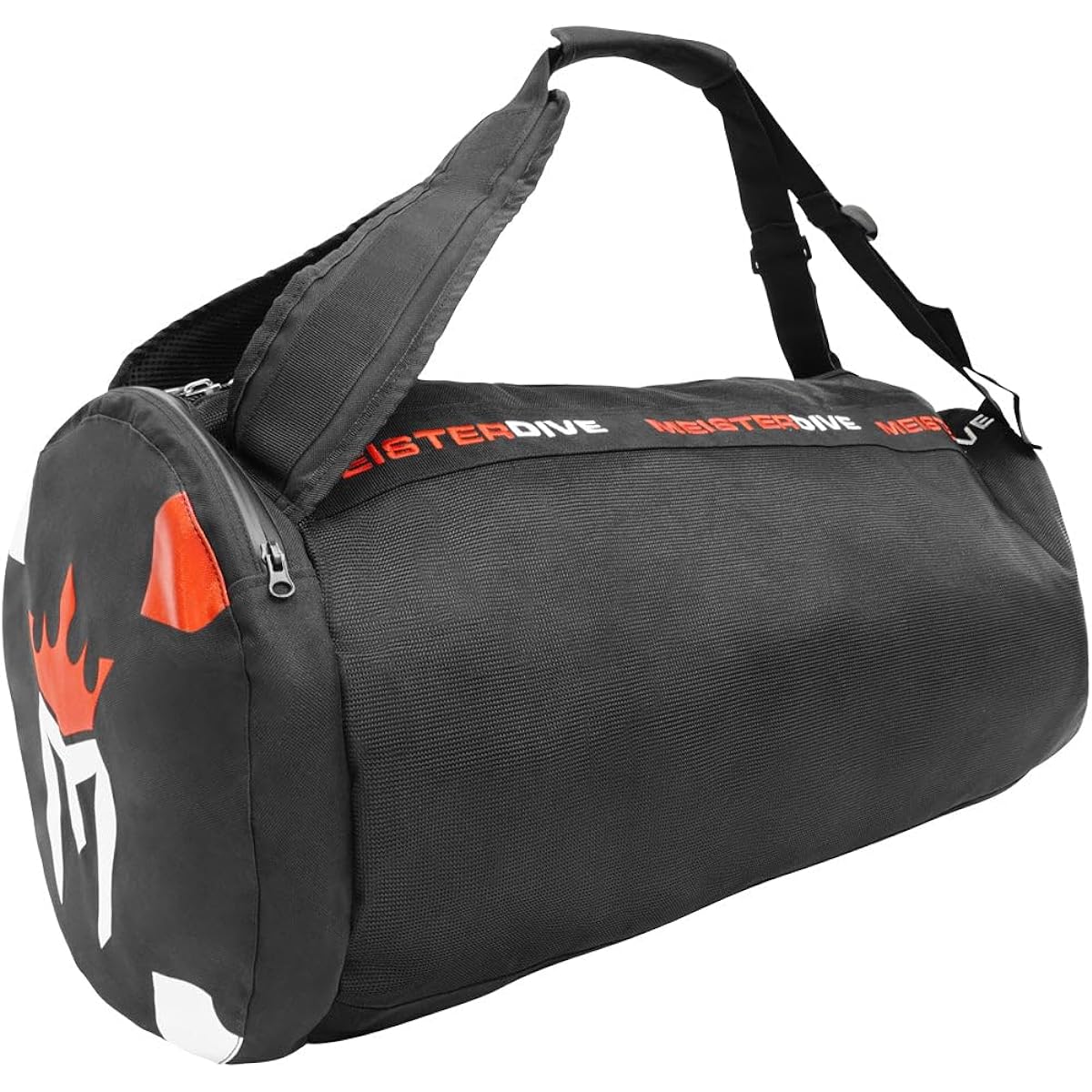 Genuine Meister Mesh Duffle Back Dive Bag with Dry Pocket for Scuba Snorkeling