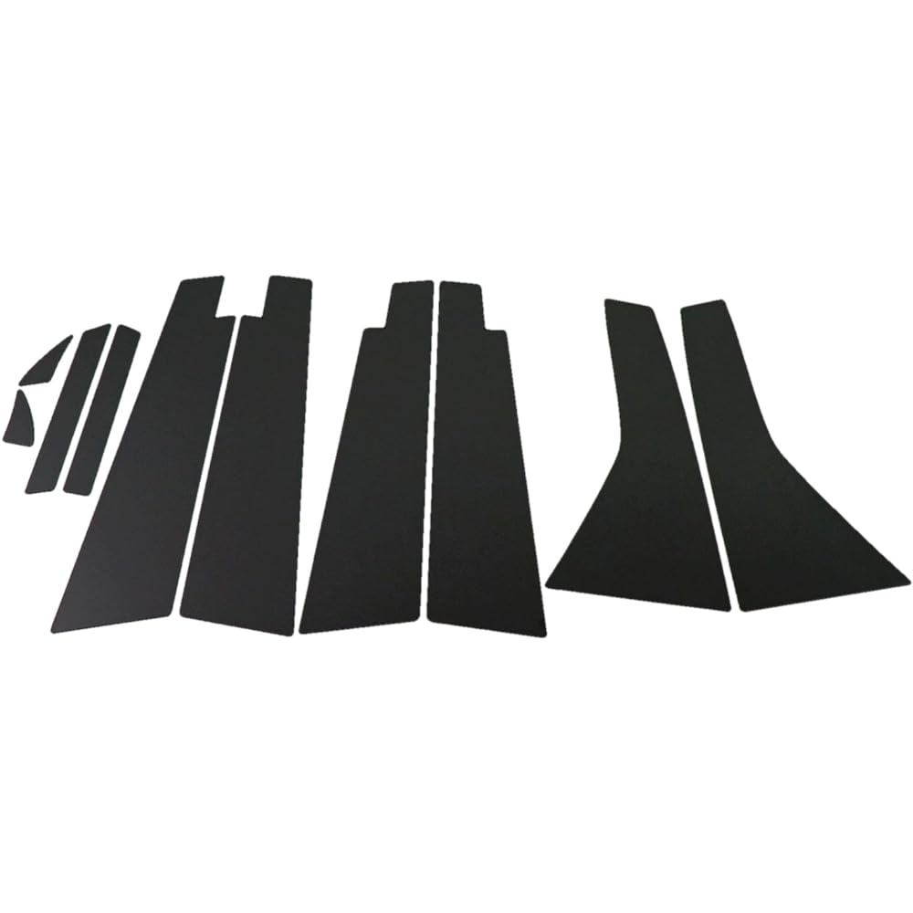 BRIGHTZ Stream RN6 RN7 RN8 RN9 Super Mirror Stainless Steel Black Plated Pillar Panel Standard Visor Useful 10PC [PIL-BLA-213] 14823