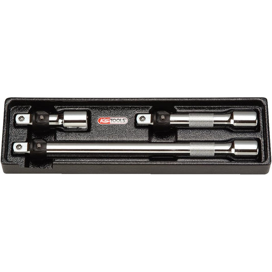 KS TOOLS 1/2" CHROMEplus Extension set with interlock 3 pcs 919.0123