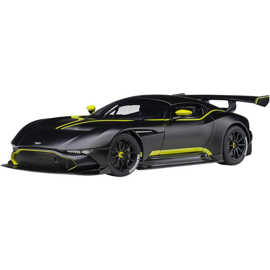 AUTOart 1/18 Aston Martin Vulcan Matte Black/Lime Green Stripe Finished Product