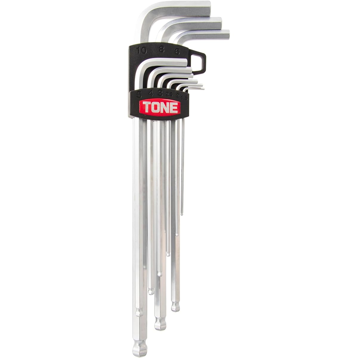 TONE Long Ball Point L Type Wrench Set BL900 Contents: 9 items