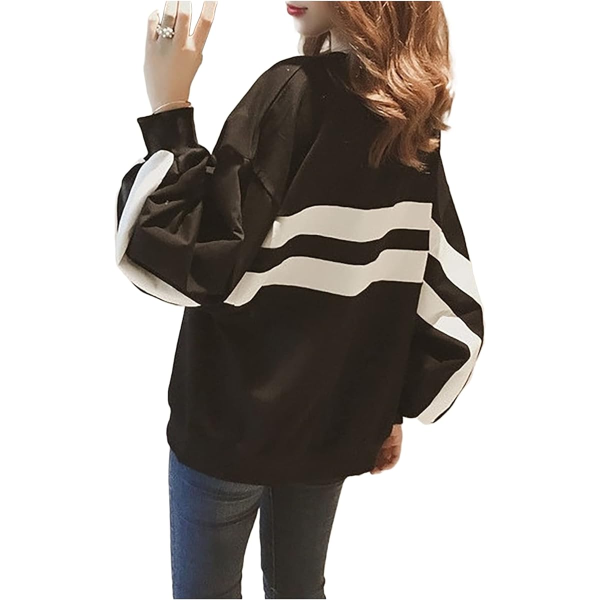 [Lion garden] Long sleeve women's sweatshirt, large size, stylish