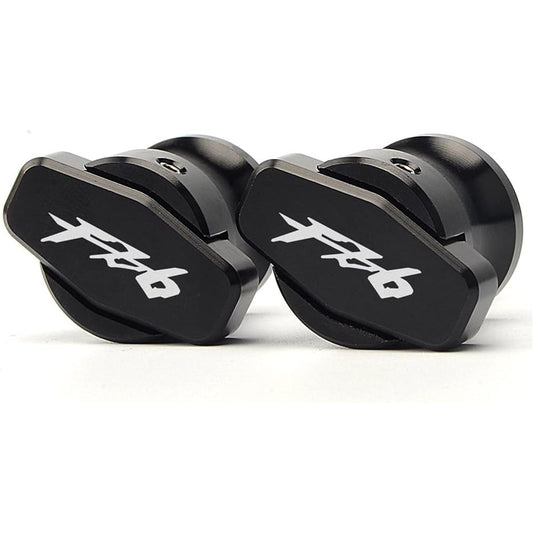 Motorcycle Swingarm Bobbin Spool Motorcycle Swingarm Spool Slider CNC Aluminum Stand Screw For Ya-ma-ha FZ6 FAZER FZ6R 2004-2015 2011 2012 2013 2014 (Color : Black)