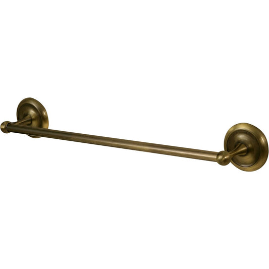 BISK DECO Towel Hanger/Towel Bar/Towel Rack Width 46.0cm (Antique/Brass) Single Wall Hanging Screws Included