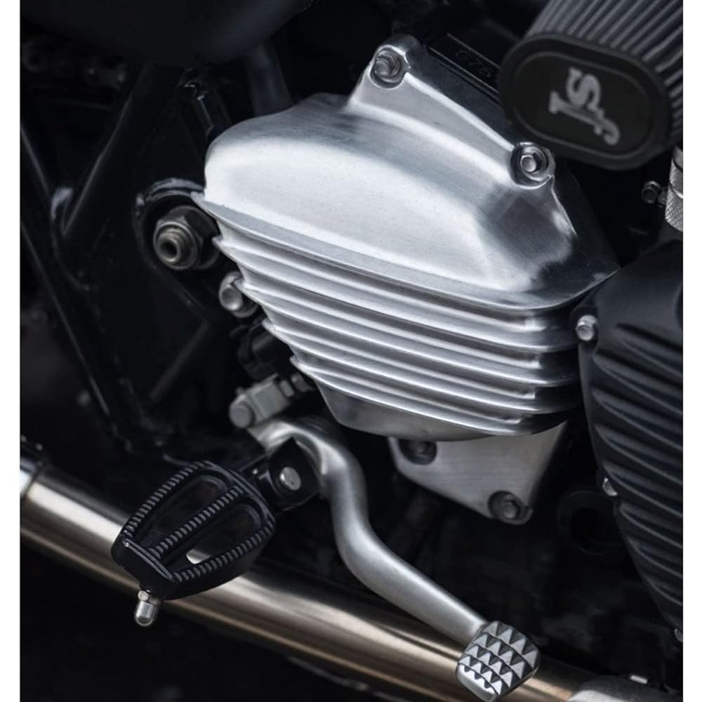 Motone Sprocket Cover T100 T120 Street Twin Street Scrambler Aluminum Die Cast Brushed MMU090