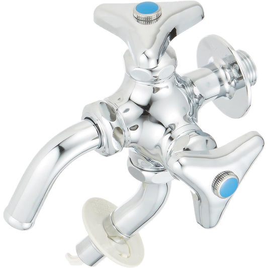 SANEI washing machine two-mouth side faucet F123TV-1-13