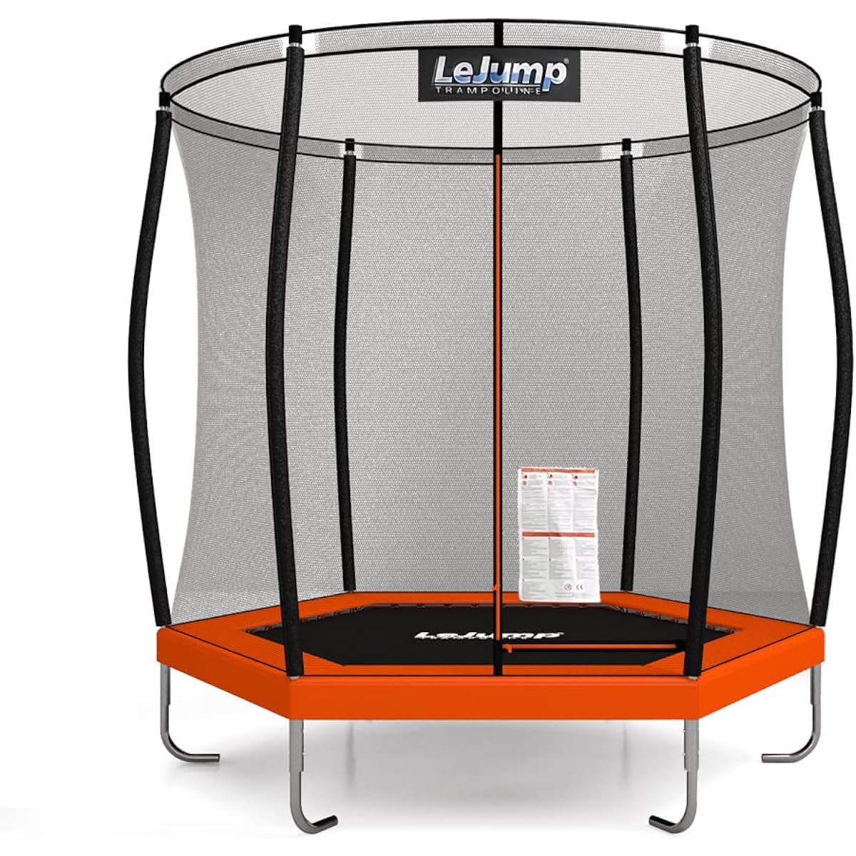 LeJump Trampoline, Outdoor, Large, 7.7FT, Diameter 92.5 inches (235 cm), Adult Trampoline, Includes Safety Protection Net, Load Capacity 220.5 lbs (100 kg), Weight Loss, Exercise, Core Training,