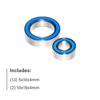 Winter Evening Bearing Kit ECX 1/10 2WD Boost, Ruckus, TORMENT, AMP (15)