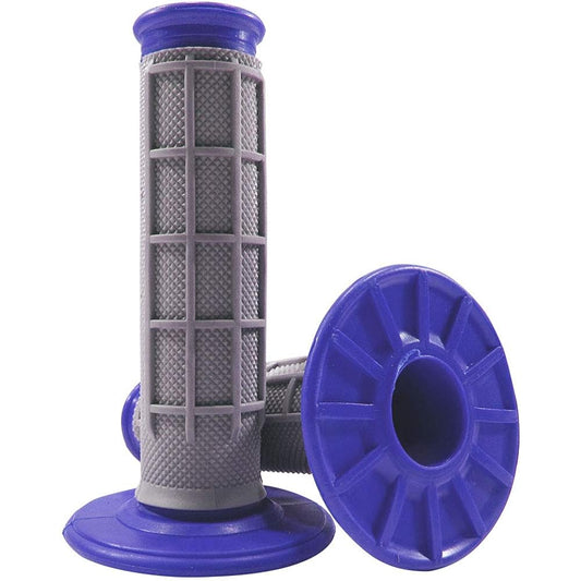 Outlaw Racing Dart Bike Grip Half Waffle Grip Blue PP2671BU