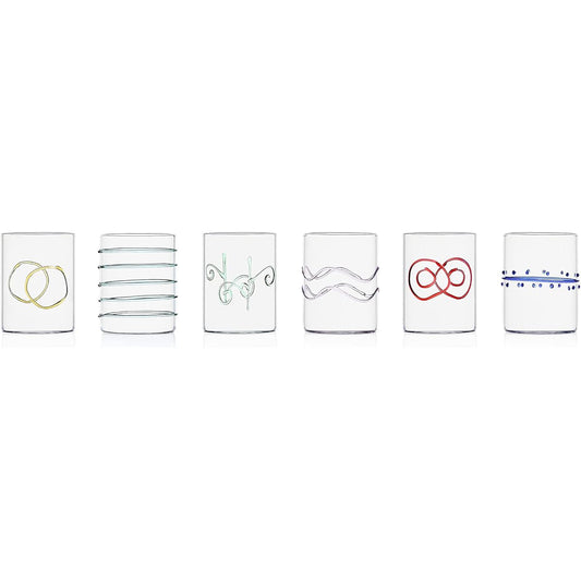 ICHENDORF Water Glass Assorted 6P Set 09352007AR-CN
