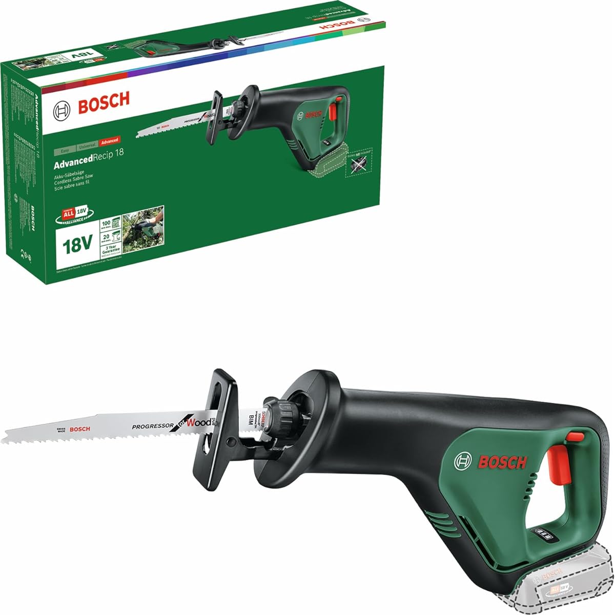 BOSCH 18V cordless saw (body only, battery and charger sold separately) AR218