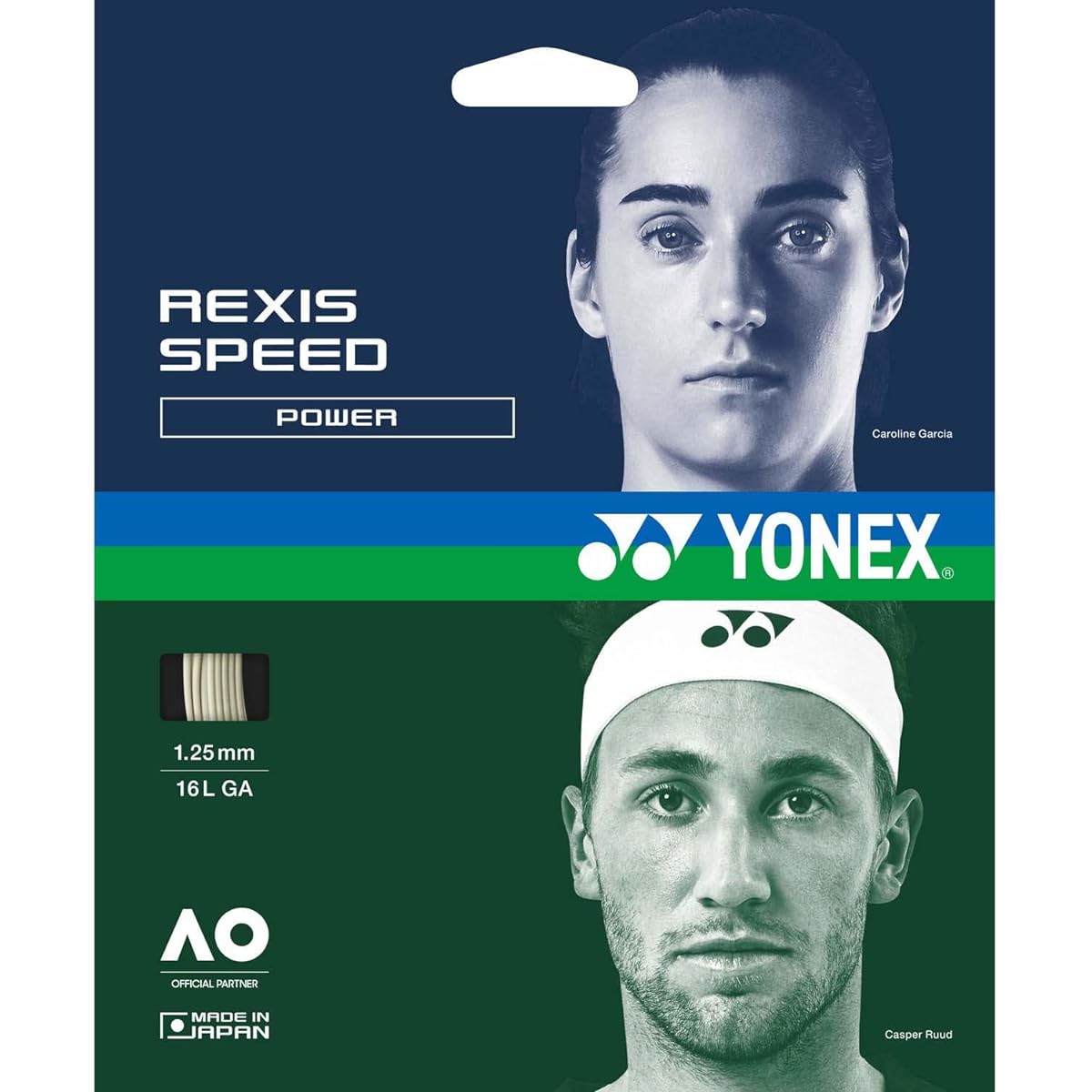 YONEX Hardball Tennis Nylon String Gut REXIS SPEED 12m/200m