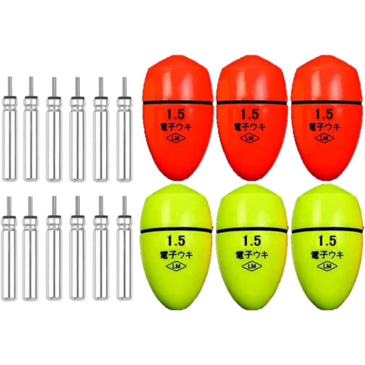 ACTIL Electric Float Electric Float Fukase Float CR425 Battery Set 2 Colors 6 Piece Set Batteries Included