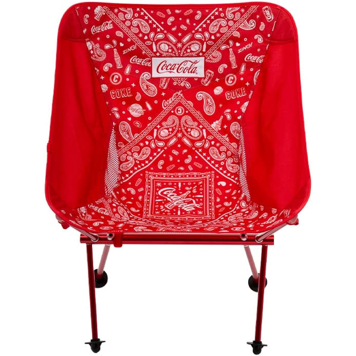 Solomon Shoji Coca-Cola Camping Lightweight Low Chair COCA-COLA CAMPING LOW CHAIR Outdoor Camping Folding Chair Outdoor Chair Lightweight Chair