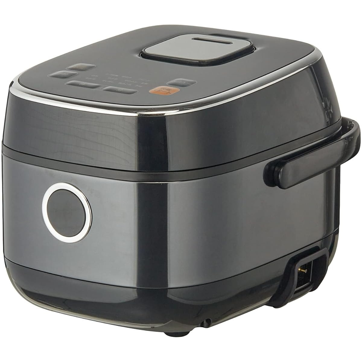Rice Cooker 3 Cups Single Use IH Type Thick Pot Black