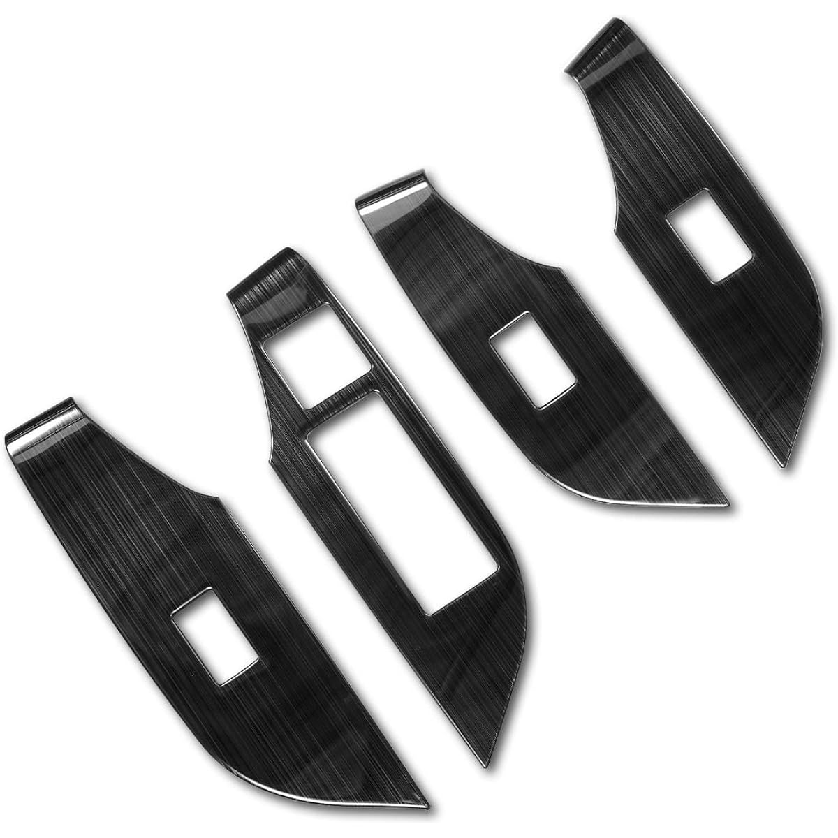 [Share Style] RAV4 50 Series Dedicated Window Switch Panel Cover 4P Black Stainless Steel [J]