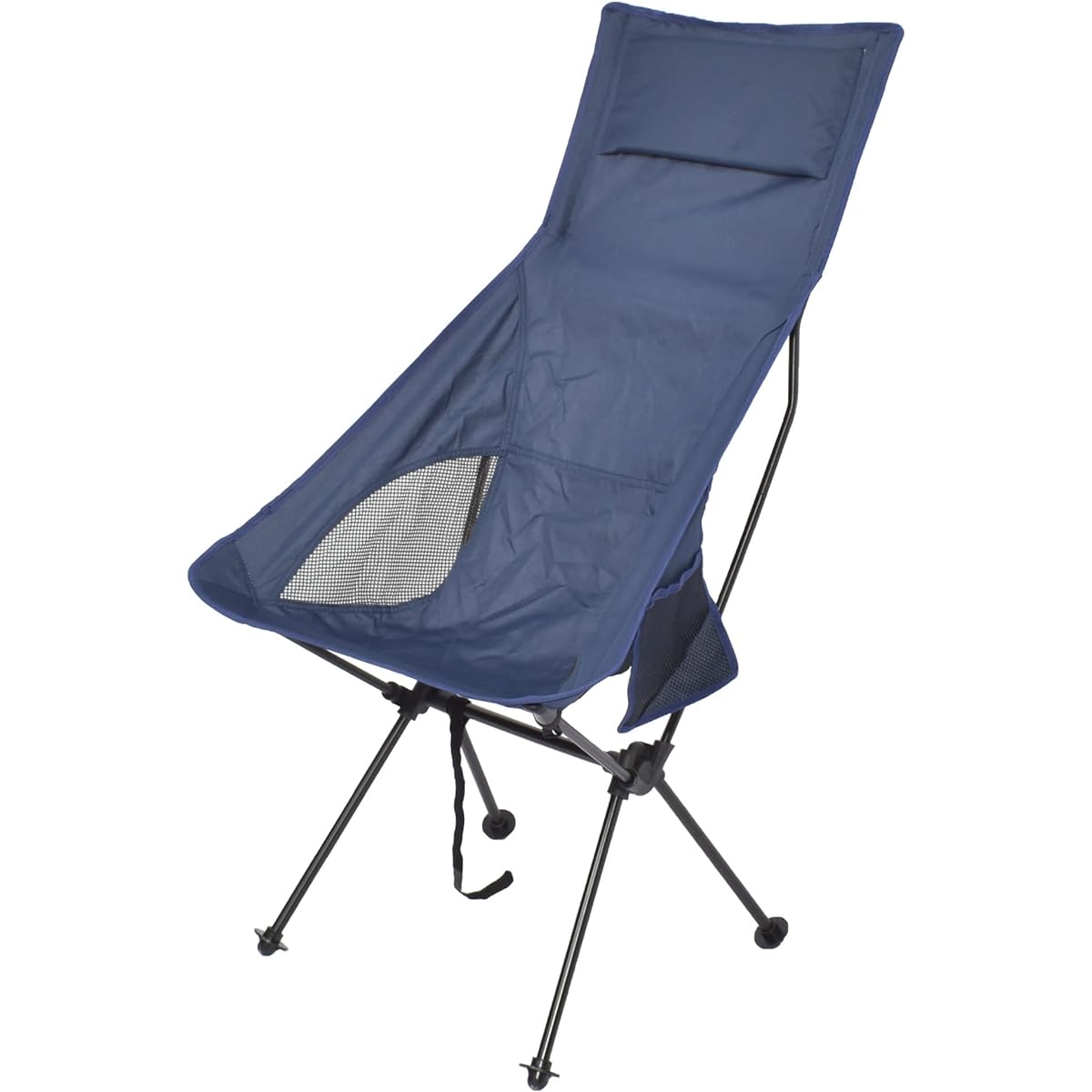 Peace Park Ultra Light Folding High Chair Camping Chair Outdoor Chair Aluminum Chair High Back with Headrest Ultra Light Folding Storage Bag Included