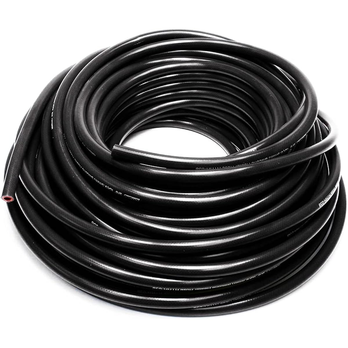 HPS 5/16 "ID Black High Temperature Enhanced Silicon Horse Hose Up to 10 Foutrol, Work pressure 85 PSI, maximum temperature rating: 350 F, bending radius: 1 - 1/4"