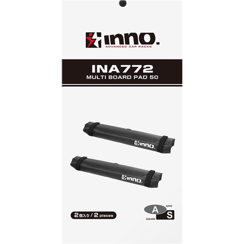 Carmate Roof Carrier inno Multi Protector 50 Carbon Look [2 pieces] Carbon-like black INA772