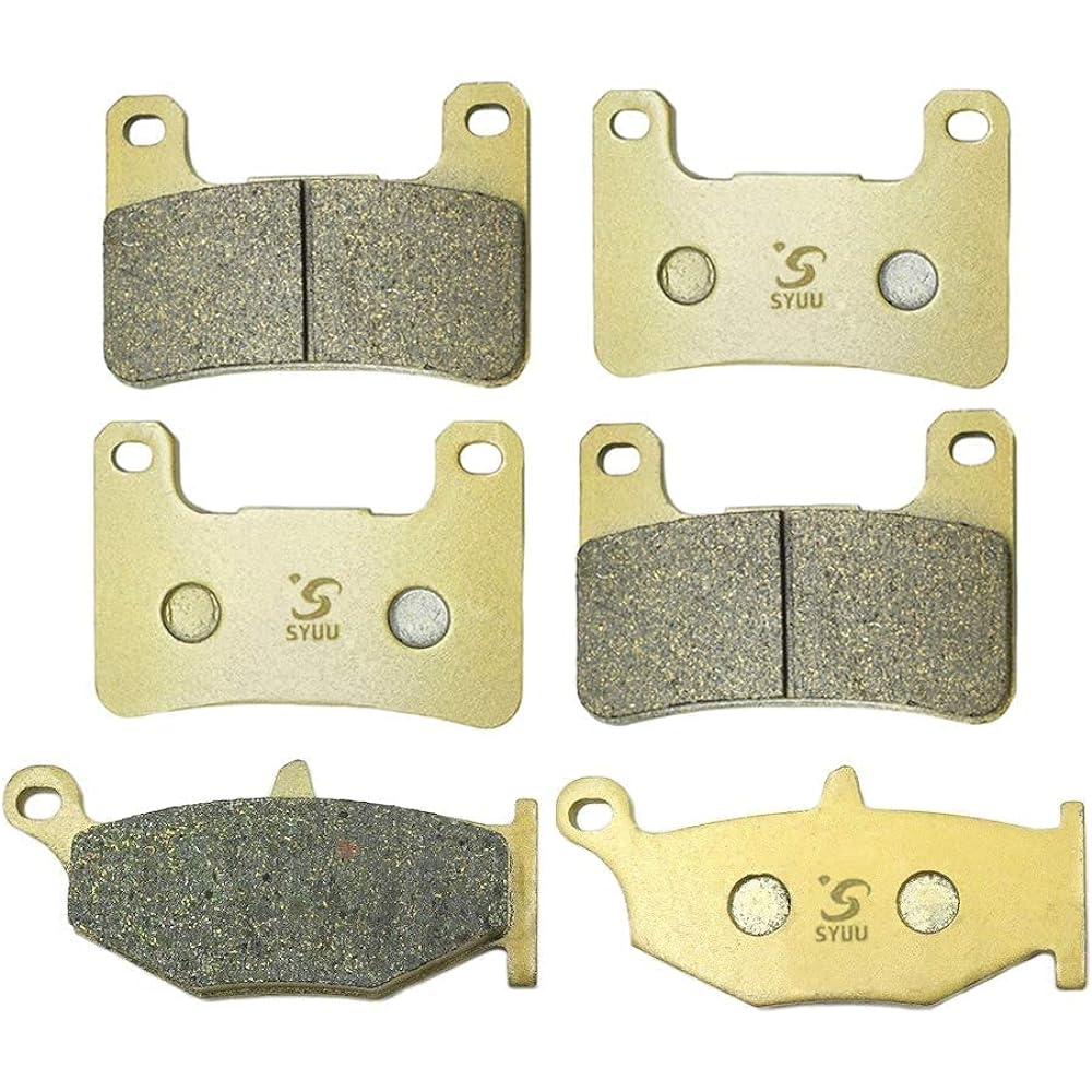 SYUU Motorcycle Replacement Front Rear Brake Pads Suzuki GSX 1300 R Hayabusa 2008 2009 2010 2011 2012 FA379F FA419R