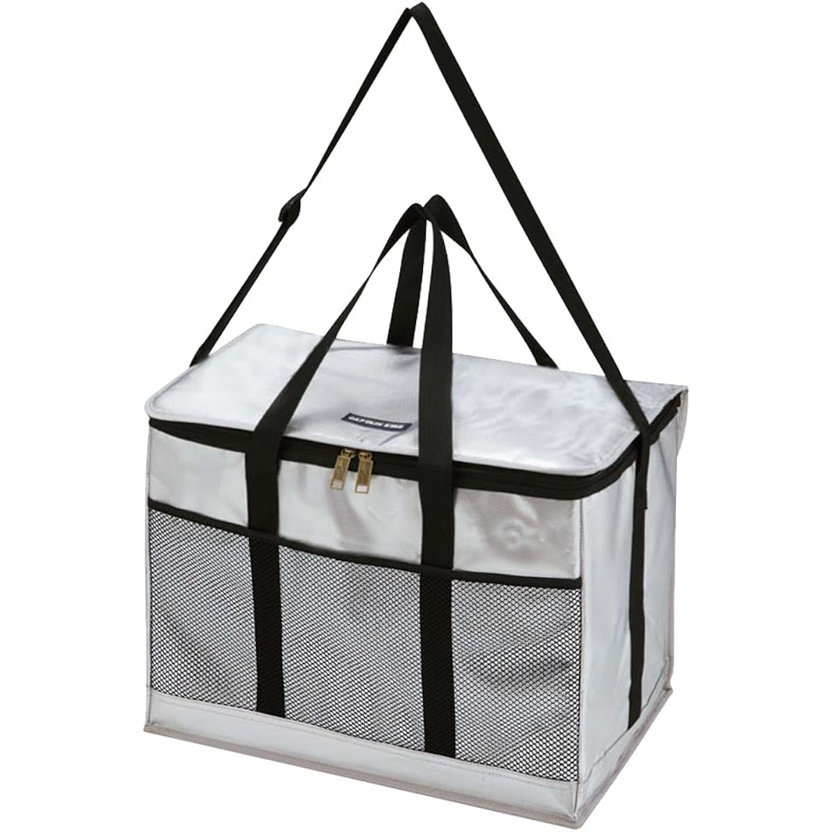 Captain Stag (CAPTAIN STAG) Cold Bag Soft Cooler Bag Foldable Storage [6/10/15/24/30/35L] [Silver/Khaki] Delice