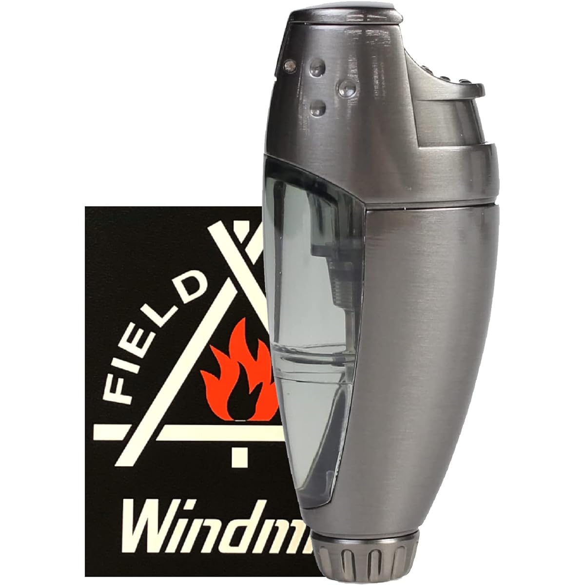 Windmill Windmill Gas Lighter Gunmetal BEEP3 Logo Sticker Included Burner Frame Fillable BE3-2007K