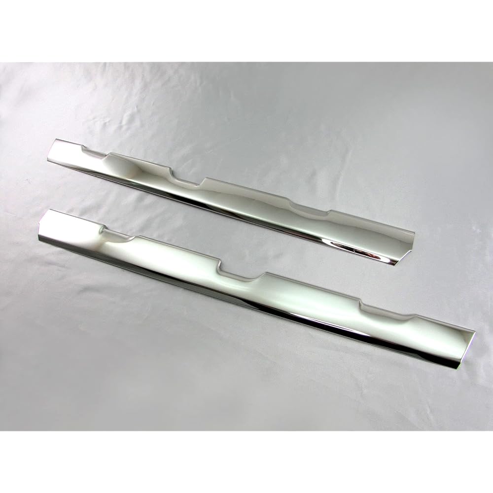 BRIGHTZ TRUCK-L-086 Mitsubishi Fuso 46144 Super Great Super Mirror Stainless Steel Plated Grille Upper Cover, 2 PC