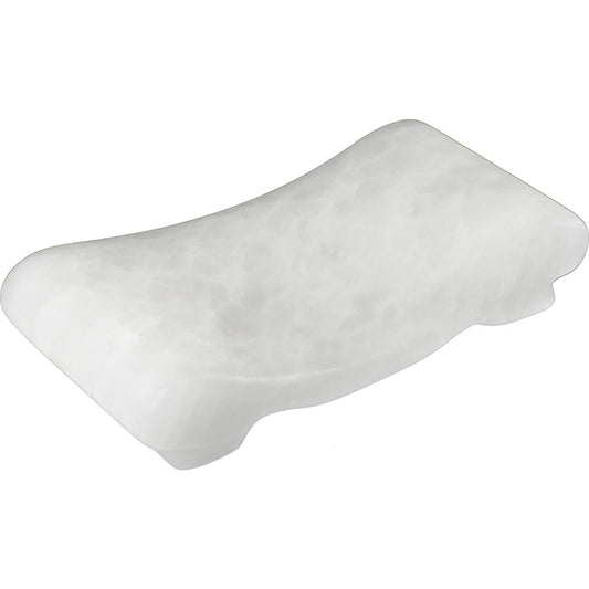 EnergyPower Natural Stone Plaster Hard Pillow, Healthy Pillow Shaved from Carefully Selected Rare Natural Plaster, Cool and Comfortable Cooling Effect, 3D Shape Fits Your Body, Good Sleep, Easy Sleep,