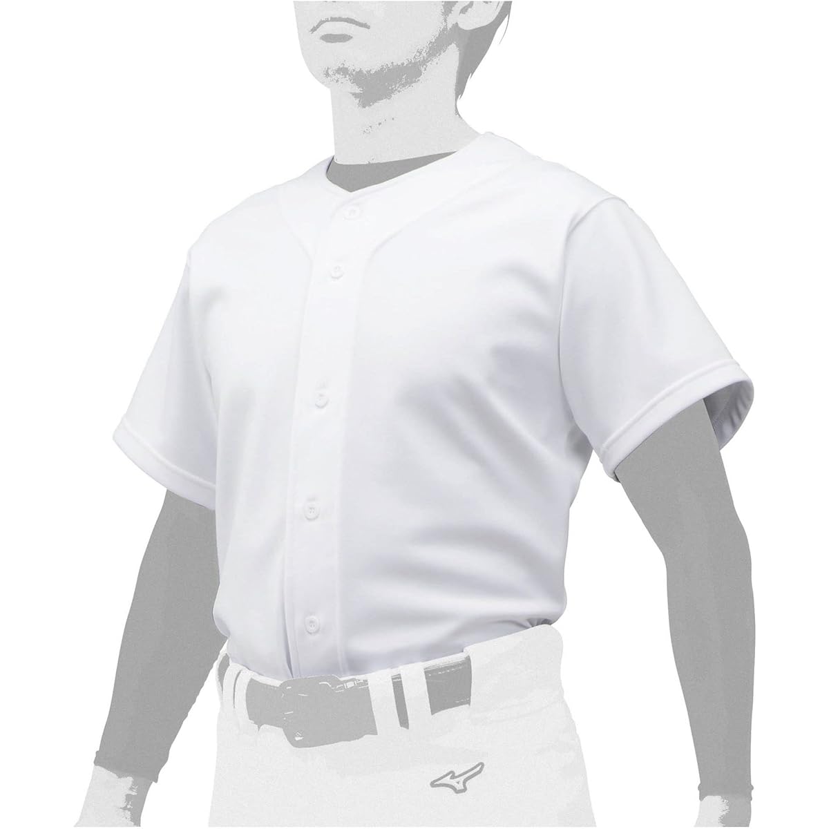 MIZUNO Baseball Uniform GACHI Uniform Shirt 12JC9F60 White