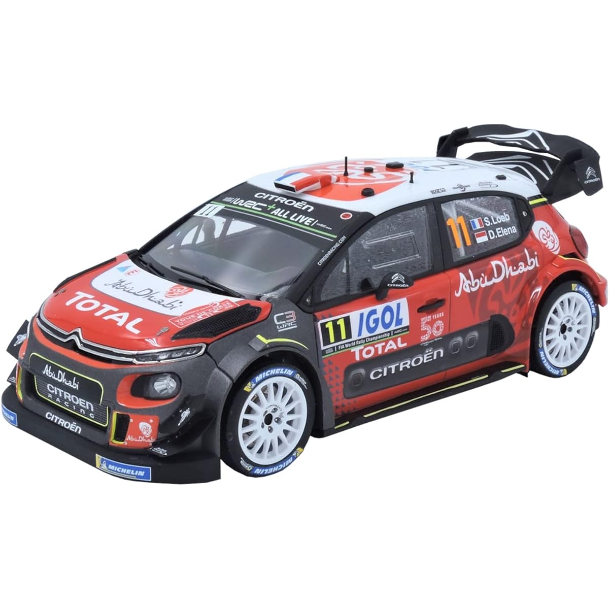 Platz Belkit 1/24 Citroen C3 WRC 2018 Tour de Corse (Tarmac specification) Plastic model BEL017