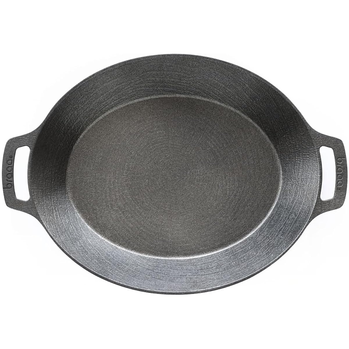 JHQ × braaa iron plate multi-griddle pot VBKZ001-BK oval type
