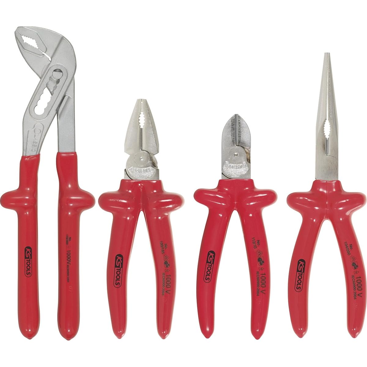 KS TOOLS CLASSIC 1000V pliers set 4 pcs variante 1 CLASSIC 1000V pliers set 4 pcs variante 1 117.1700