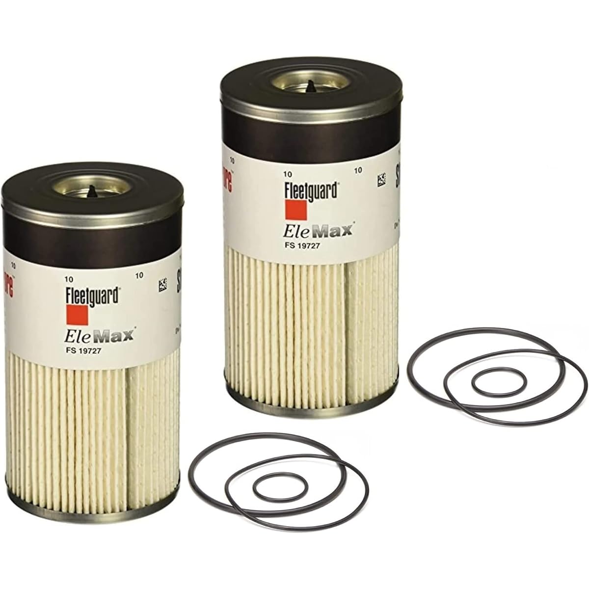 Genuine FLEETGUARD -CUMMINS FILTRATION FS19727 FLEETGUARD fuel filter remedy (2 packs) BALDWIN PF7895 Donaldson P551052 LUBER FINER L5467FNXL WIX 33727 Replacement