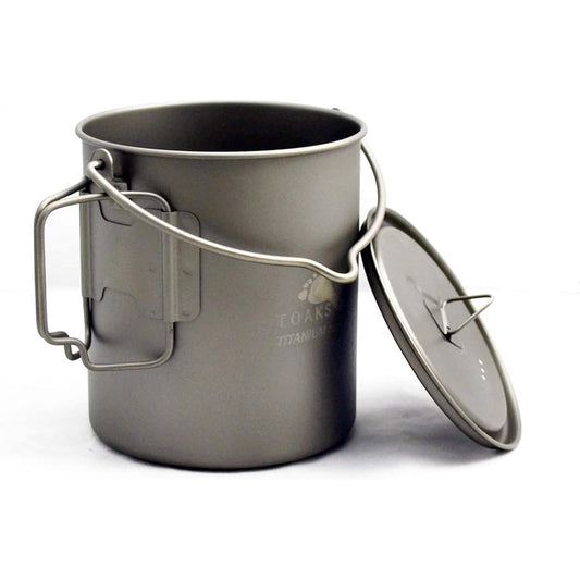 (トークス)TOAKS Titanium 750ml Pot with Bail Handle POT-750-BH