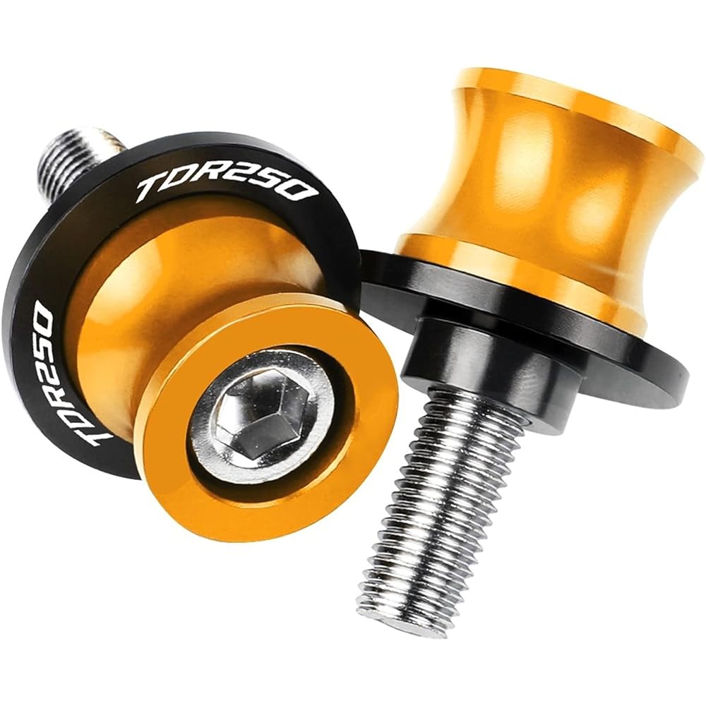 Stand Screw Slider CNC Aluminum Parts Motorcycle is very suitable for Yamaha TDR250TDR250 Backup Engine Spool Rear Bracket Screw Slider 1988-1990 1989 1990 (Color : 4)
