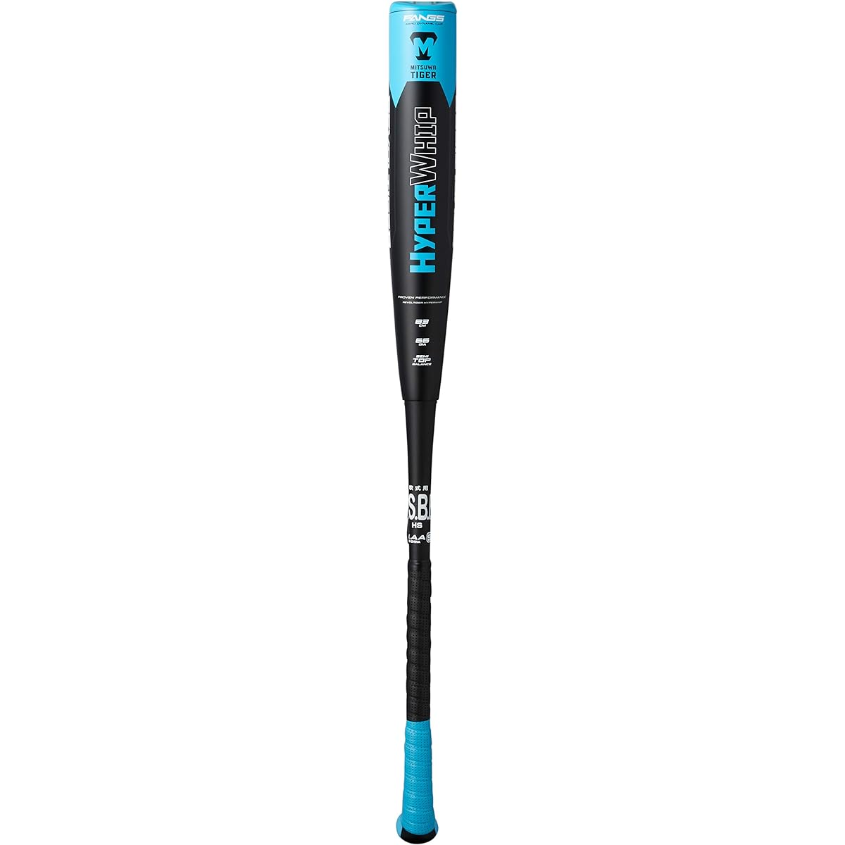 Mitsuwa Tiger General Soft Metal HYPERWHIP ONE-SIDE DOUBLE RBRR1W83-090 BLK ×BLU 83cm
