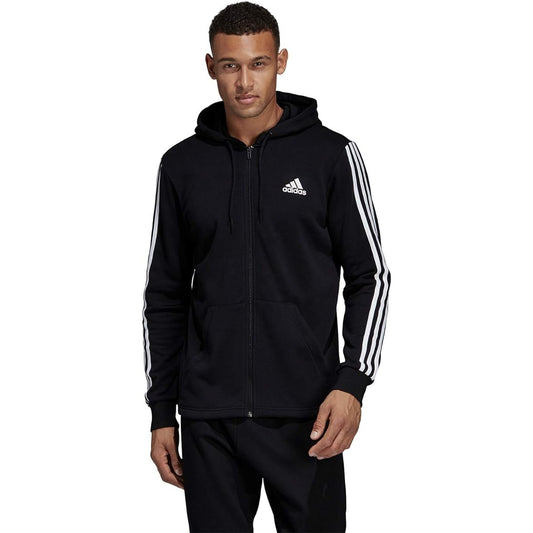 [Adidas] Training Wear MUSTHAVES 3 Stripe Sweatshirt Full Zip Parka (Fleece Fleece) [Men's] FSD66