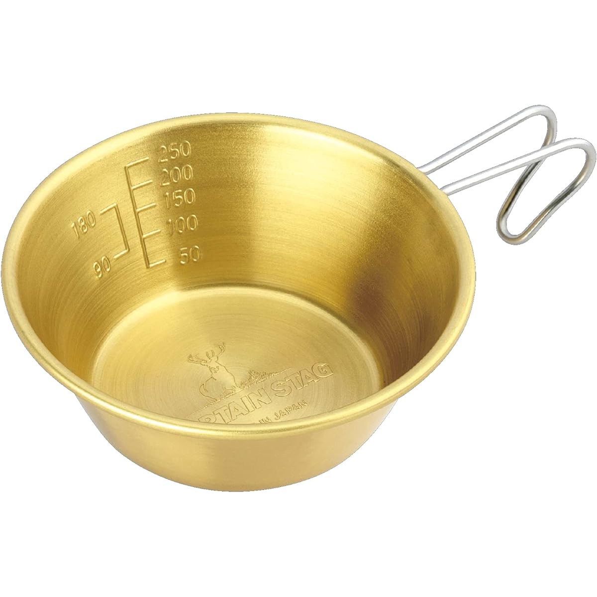 CAPTAIN STAG Sierra Cup Brass Sierra Cup 320ml Brass Made in Japan Made in Tsubame-Sanjo UH-66
