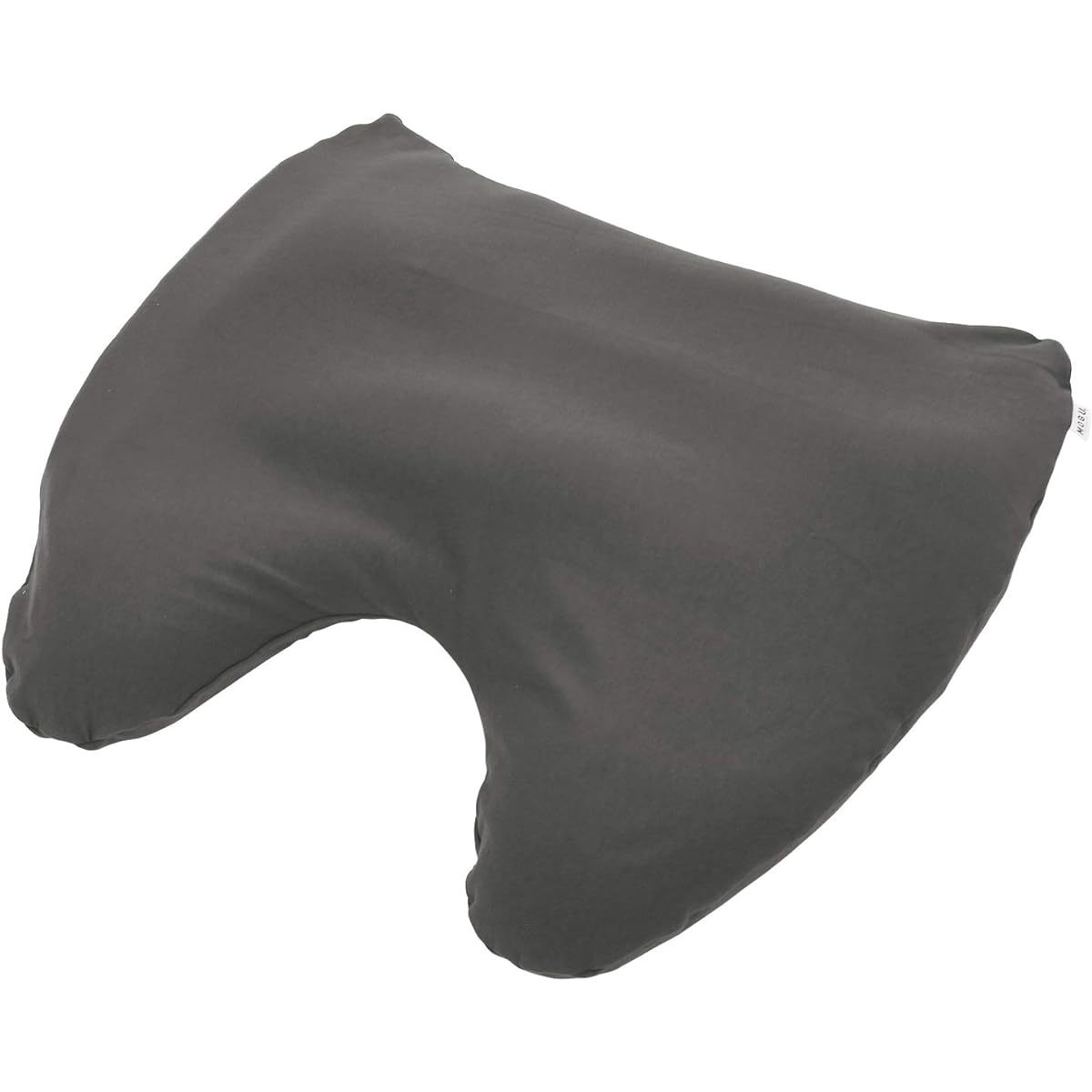MOGU Pillow, Shoulder Pillow, Bead Pillow, Sleeping Pillow, Suitable for Back and Side Positions, Made in Japan, Comes with a Pillow Cover to Lighten Your Shoulders (W60 x D60 x H3, 10cm), Gray