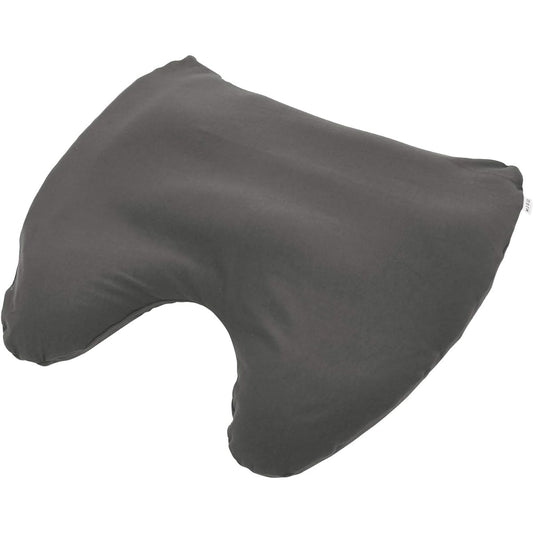 MOGU Pillow, Shoulder Pillow, Bead Pillow, Sleeping Pillow, Suitable for Back and Side Positions, Made in Japan, Comes with a Pillow Cover to Lighten Your Shoulders (W60 x D60 x H3, 10cm), Gray