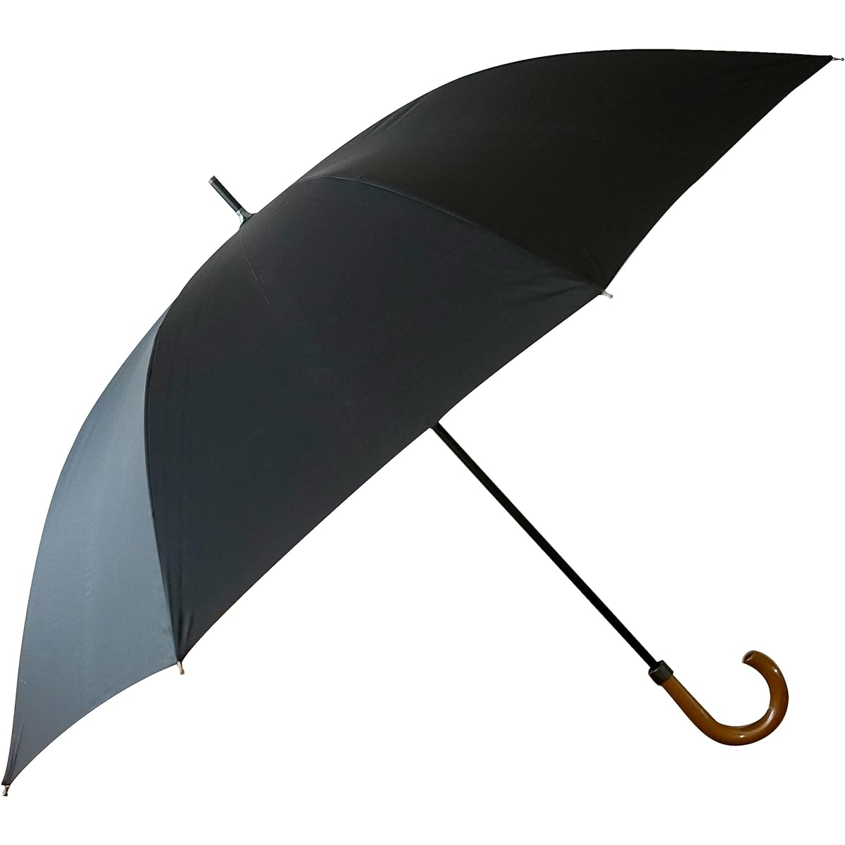 Komiya Shoten Umbrella, Men's, Long Umbrella, Ultra Light Carbon, Large, Large Size 70cm, Plain, Hand Open, Teflon Treated, Weight Approximately 300g, Men's Large Size 70